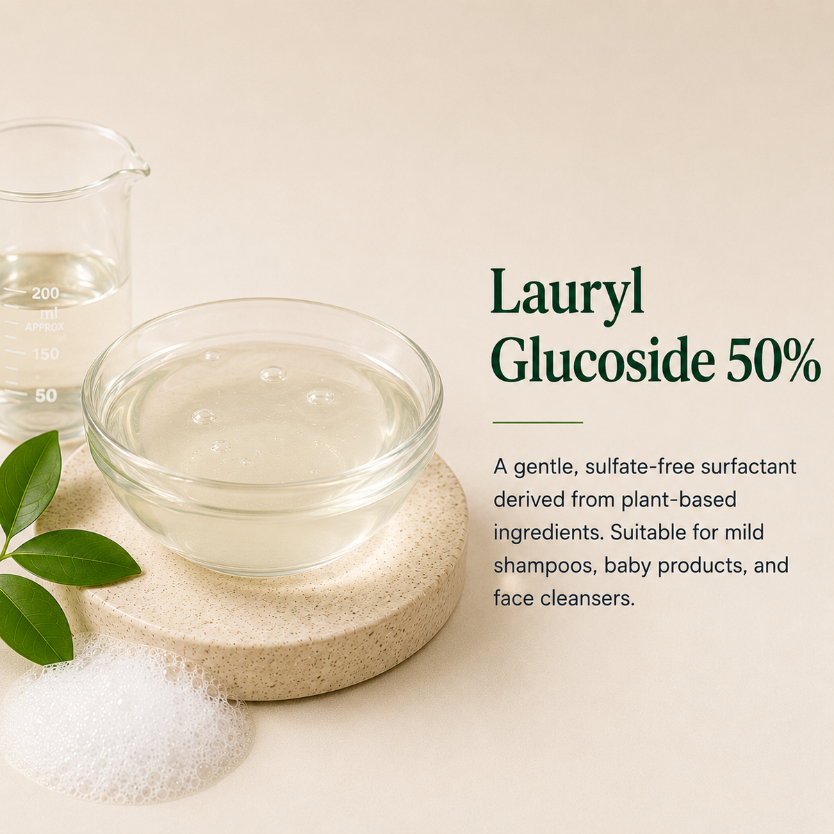 Lauryl Glucoside (50%) - Cleanser & Surfactant