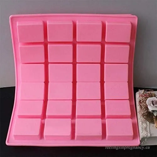 Silicone Small Rectangular Soap Mould, 24 Cavity — image 4